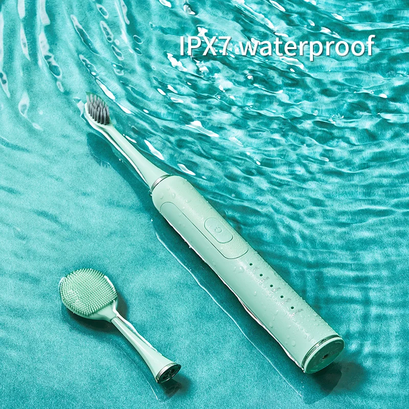 

Магнитный подвесковые электрические Зубная щётка DSN-M6 мягкие волосы зарядка через USB Sonic зубная щётка вибрации любителей меха настройки зуб...