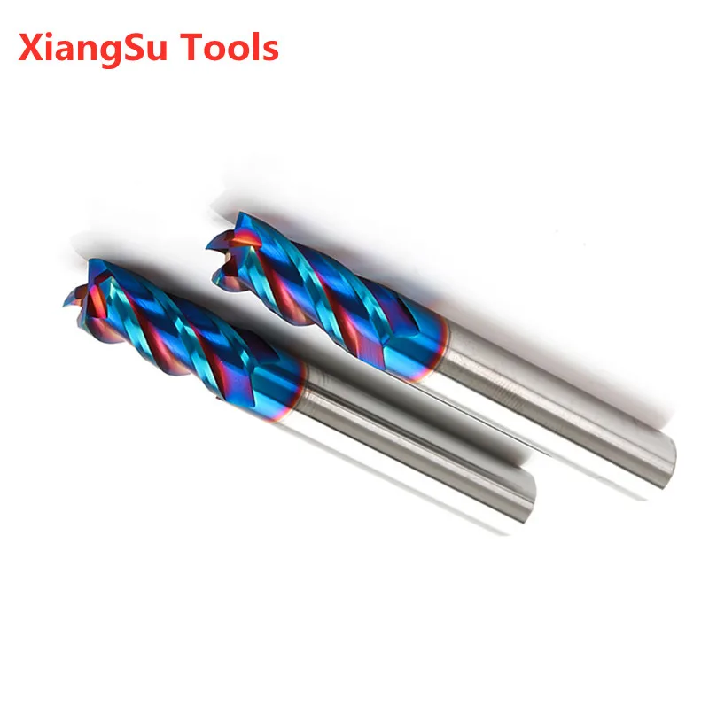 

D1-D4mm 2 or 4Flutes CNC Router Cutter Hrc65 Flat Endmill Alloy Tungsten Carbide Cutting Milling Machine Tools For Steels