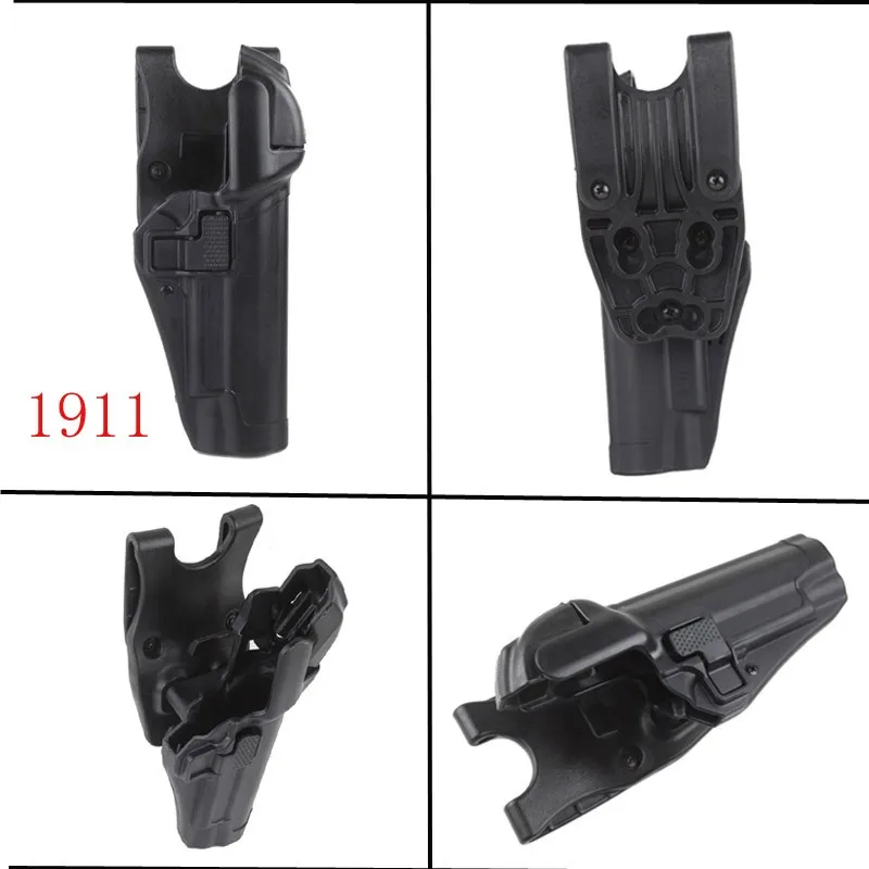 

Tactical Level 3 Lock Right Hand Waist Belt Pistol Holster for M9/Glock/Colt 1911/M&P 9mm/ P226 series gun model