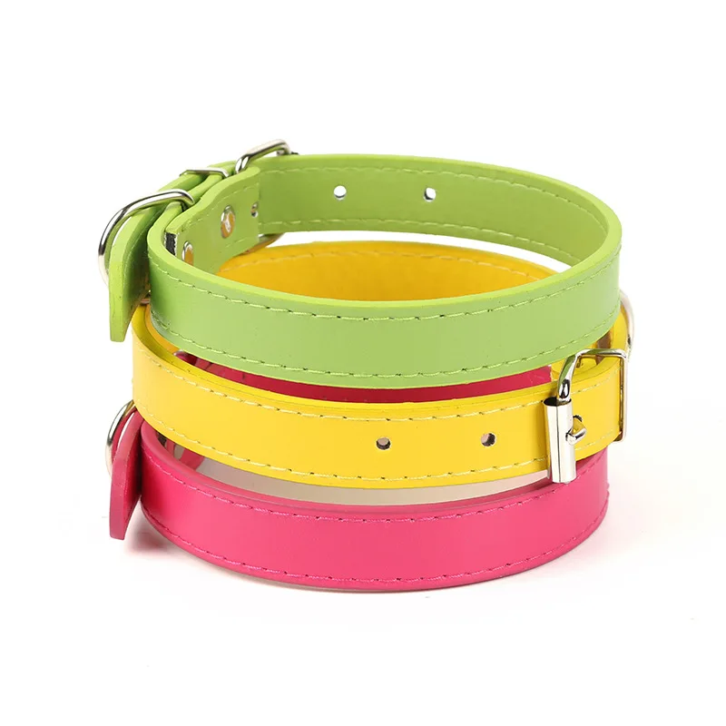 

Dog Collar Leather Personalized Pet Dog Collar Leash Used for Small, Medium-sized Large Dogs Cats Outdoor Walking Pet Supplies