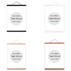 Деревянная вешалка для постера, фотомагнитная рамка, четыре цвета, сделай сам, Картина на холсте, настенное искусство, Декор для дома 21-80 см, A4, A3, на заказ