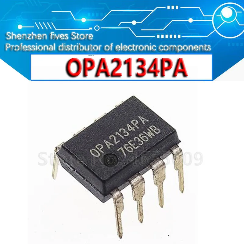 5 шт./лот OPA2134PA OPA2134 DIP-8 новая Оригинальная искусственная кожа | Электронные