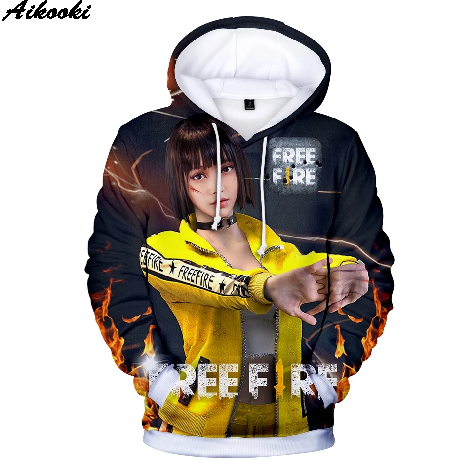 

Роскошные милые толстовки с 3D-принтом игры FREE FIRE, свитшоты для мужчин и женщин, Молодежная Толстовка, модные пуловеры для отдыха для взрослы...