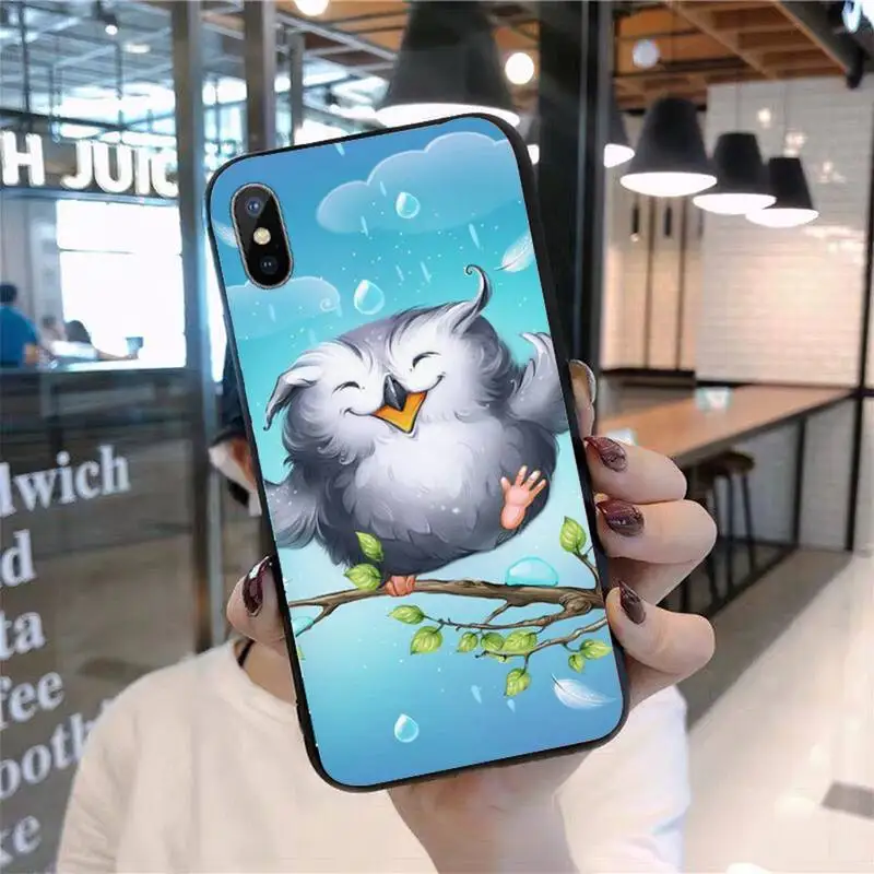 

Cute Owl Lover Cartoon Phone Case for iPhone 11 12 pro XS MAX 8 7 6 6S Plus X 5S SE 2020 mini