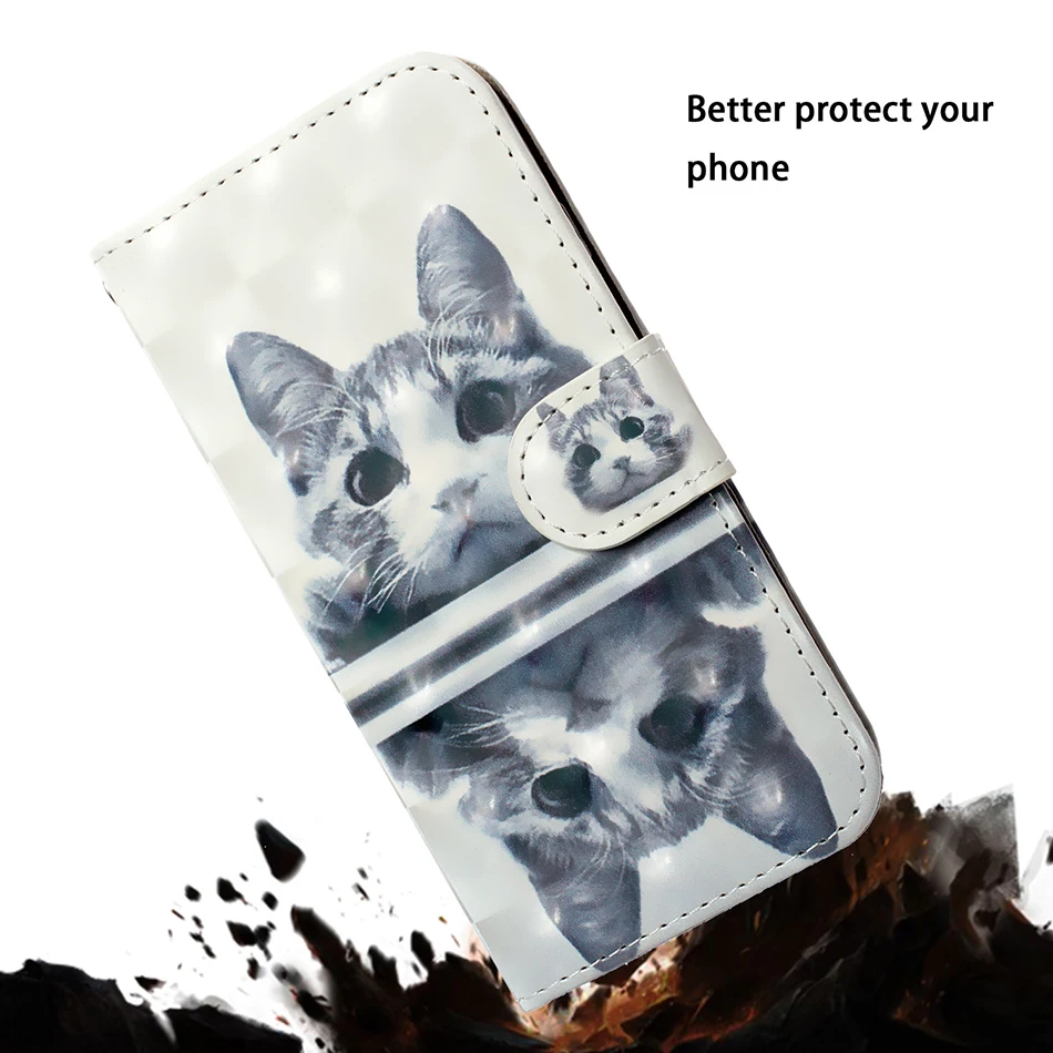 Чехол для Huawei P8 Lite 2017 P smart P20 Pro P30 Mate 20 X Honor 10 Husky Cat чехол Nova 4E 4 Enjoy 7S телефона|Бамперы|