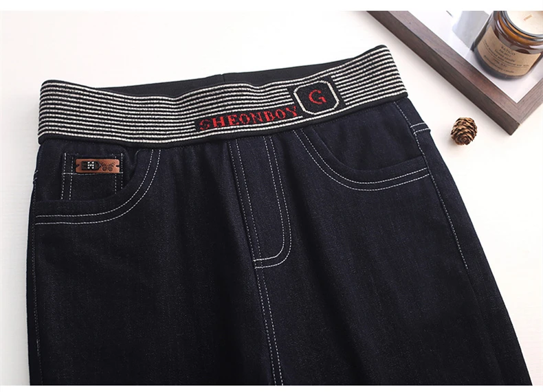 Новые зимние офисные женские модные повседневные узкие джинсы стрейч бренда для