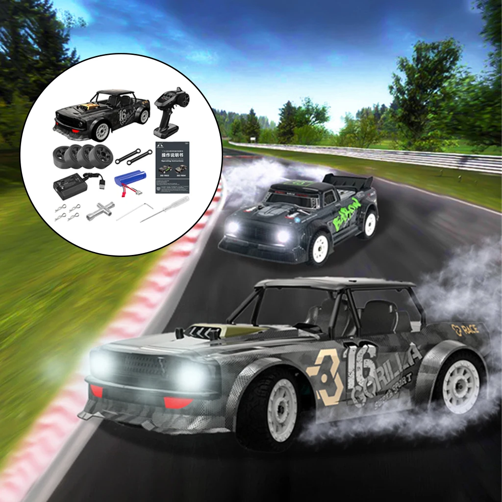 Радиоуправляемый автомобиль 4WD RC бесщеточный раллийный с гироскопом 20 минут |