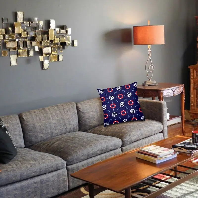 Роскошный чехол для диванной подушки с изображением морских моряков домашний