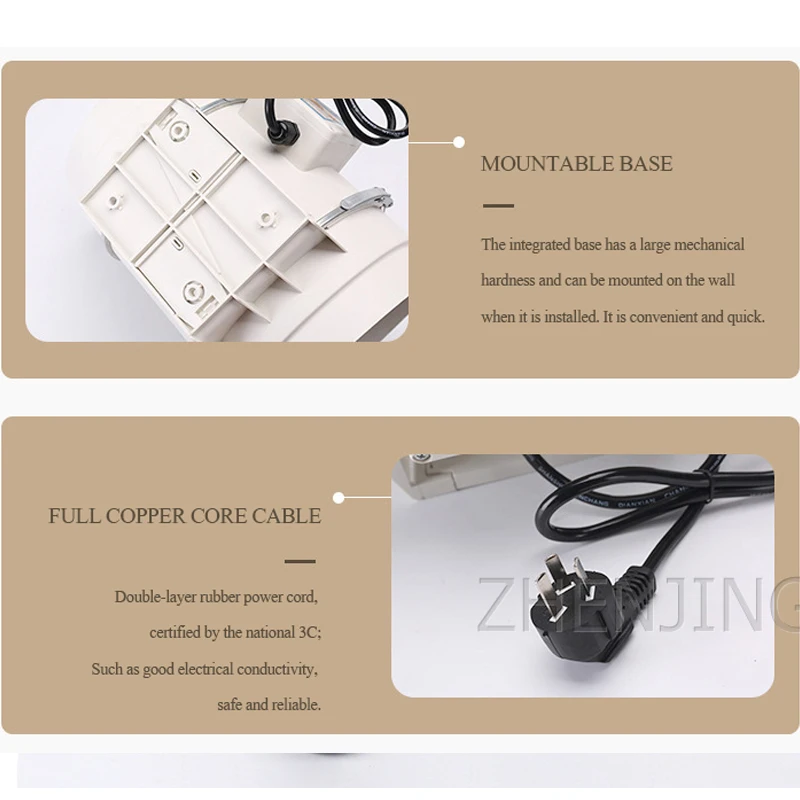 

Powerful Exhaust Fan Pipeline Fan Round Flow Fan 150 Axis Flow Fan 6 Inches Ventilation Fan Bathroom Kitchen Strong Exhaust Fan