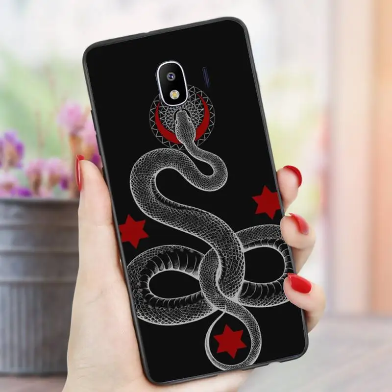 

LVTLV Hand Snake Flower Snake Painting Phone Case for huawei mate 10 20 lite 20X mate 30 40 pro Black Soft Case nax fundas cover