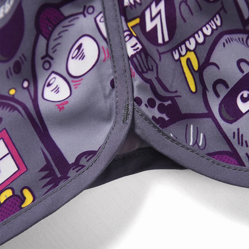 Новейшие плавательные шорты с 3D мультяшным принтом женские пляжные
