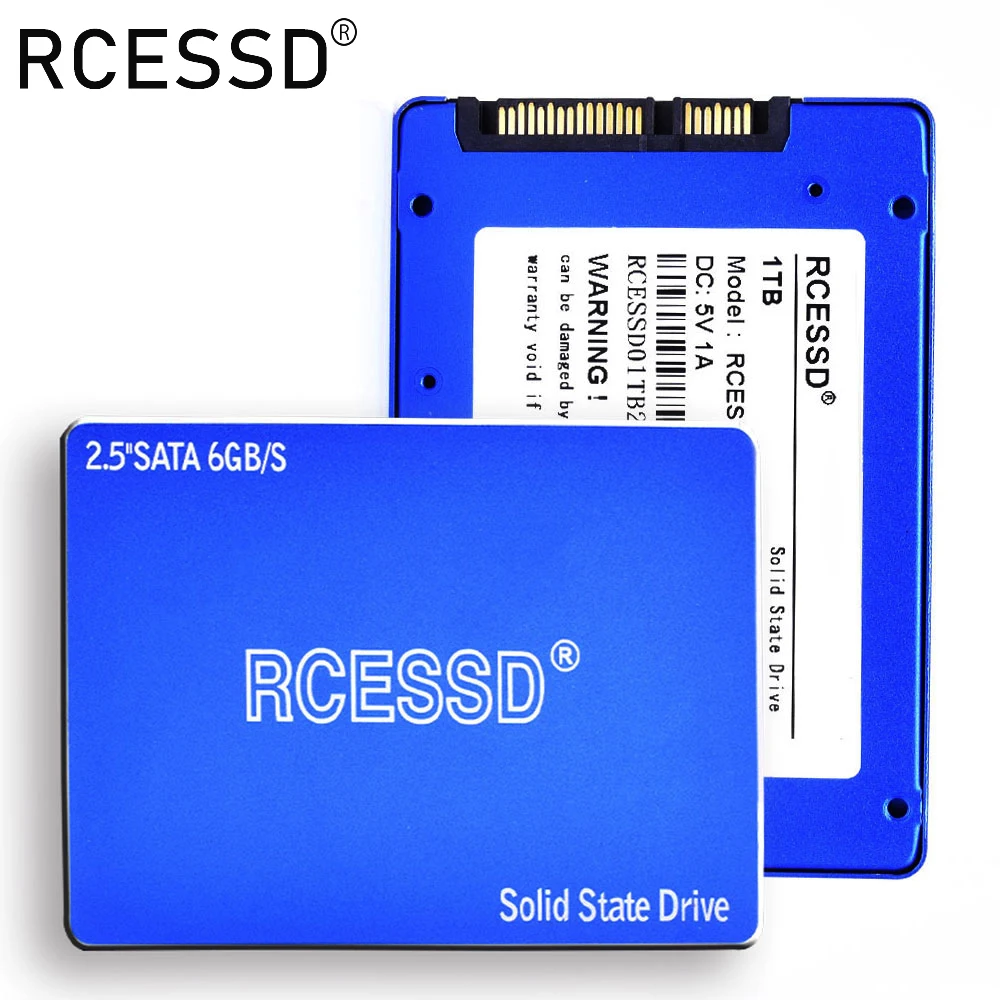 Синий SSD RCESSD 2 5 дюйма SATA3 Hdd 120 ГБ ssd 240 512 Внутренний твердотельный жесткий диск 1 ТБ