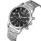 Часы мужские модные 2020 кристалл из нержавеющей стали аналоговые кварцевые наручные часы браслет Relogios Masculino Erkek Kol Saati Zegarek S7