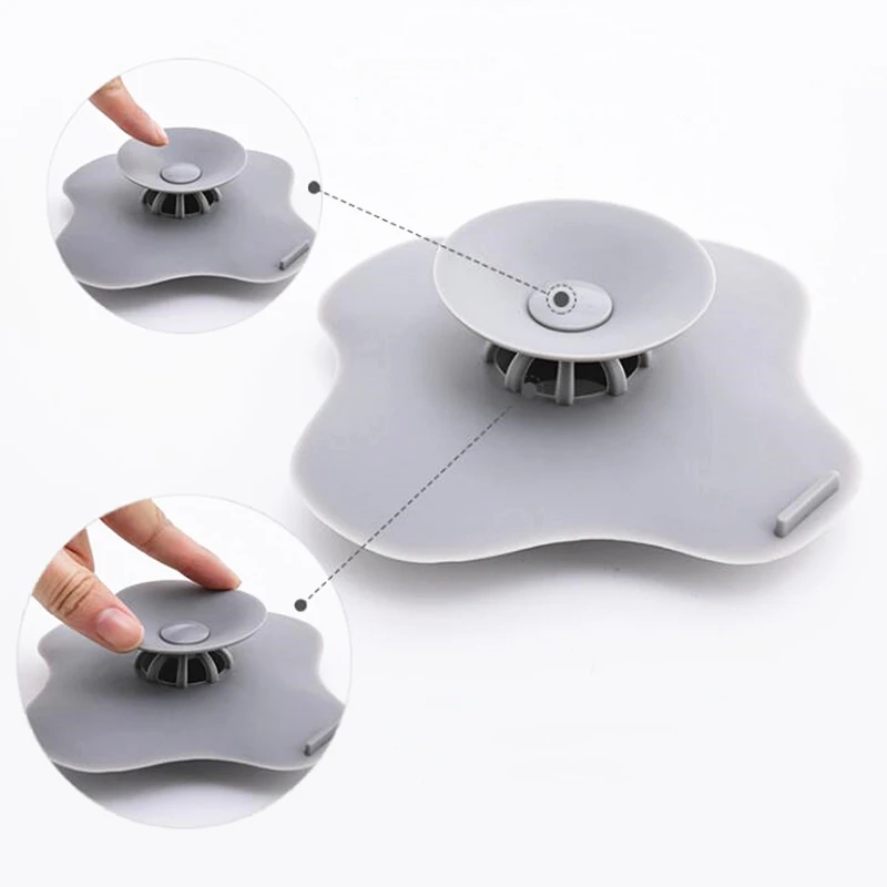 CTREE силиконовая резиновая пробка для волос крышка пола ванной кухни круглая