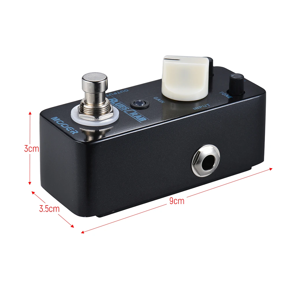 Mooer Mbd1 Bluetooth эффектор краба Брюса перегрузки Электрические педали Overdrive Pedalboard True