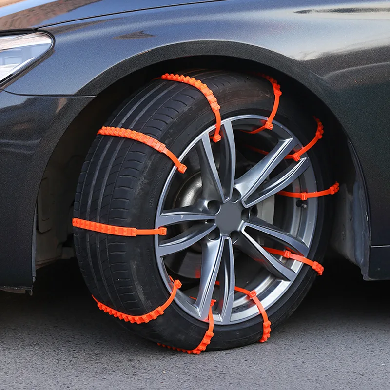 

10Pcs Car Winter Universal Tire Wheels Snow Chains Snow Tire Anti-skid Chains Wheel Tyre Cable Belt Winter Outdoor Emergency