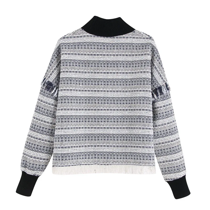 Популярный женский свободный пуловер осень 2019 новая мода необработанный край