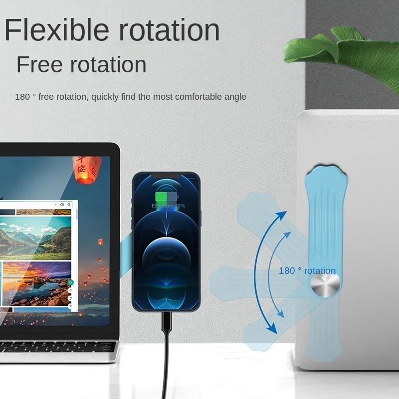 

Kekpeiyou Magnetic Expansion Laptop Holder Side Mount Connect Tablet Multifunctional Bracket Adjustable Mobile Phone Stand