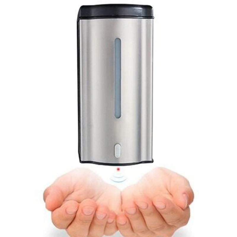 

600ML Automatic Sprayer Soap Dispenser Pressless Sensor Hand Detergent Dispenser Wall Mounted for Bathroom