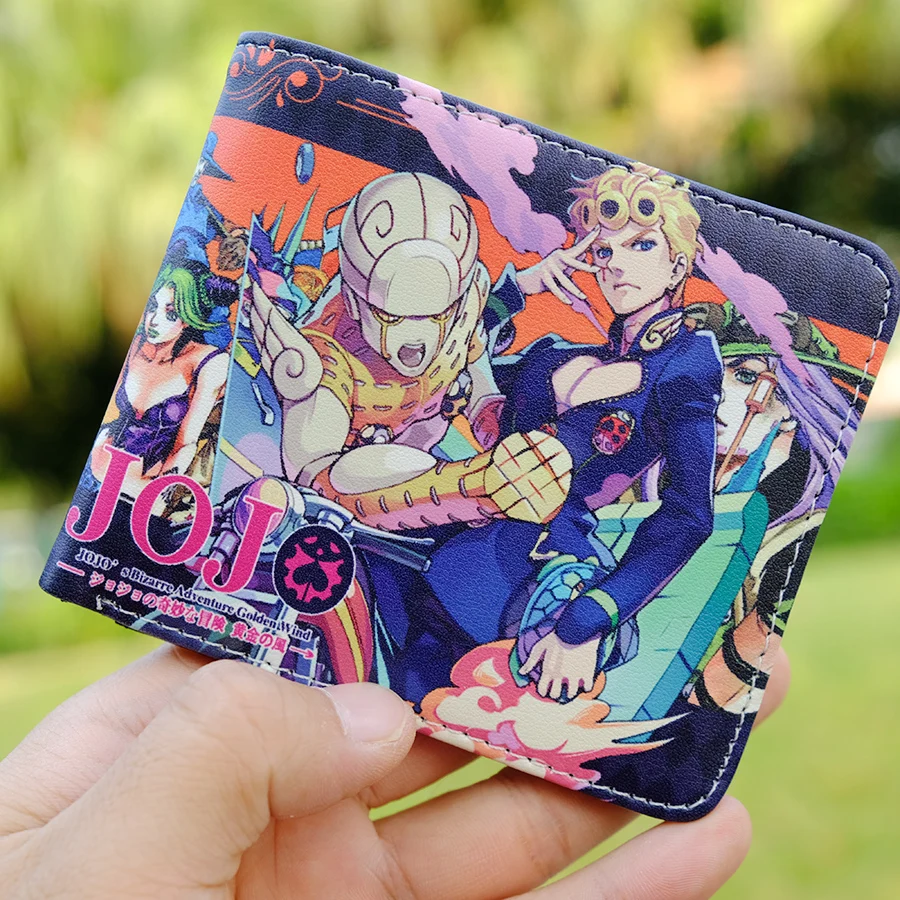 Кошелек с рисунком аниме Otaku кошелек отделениями для монет и надписей