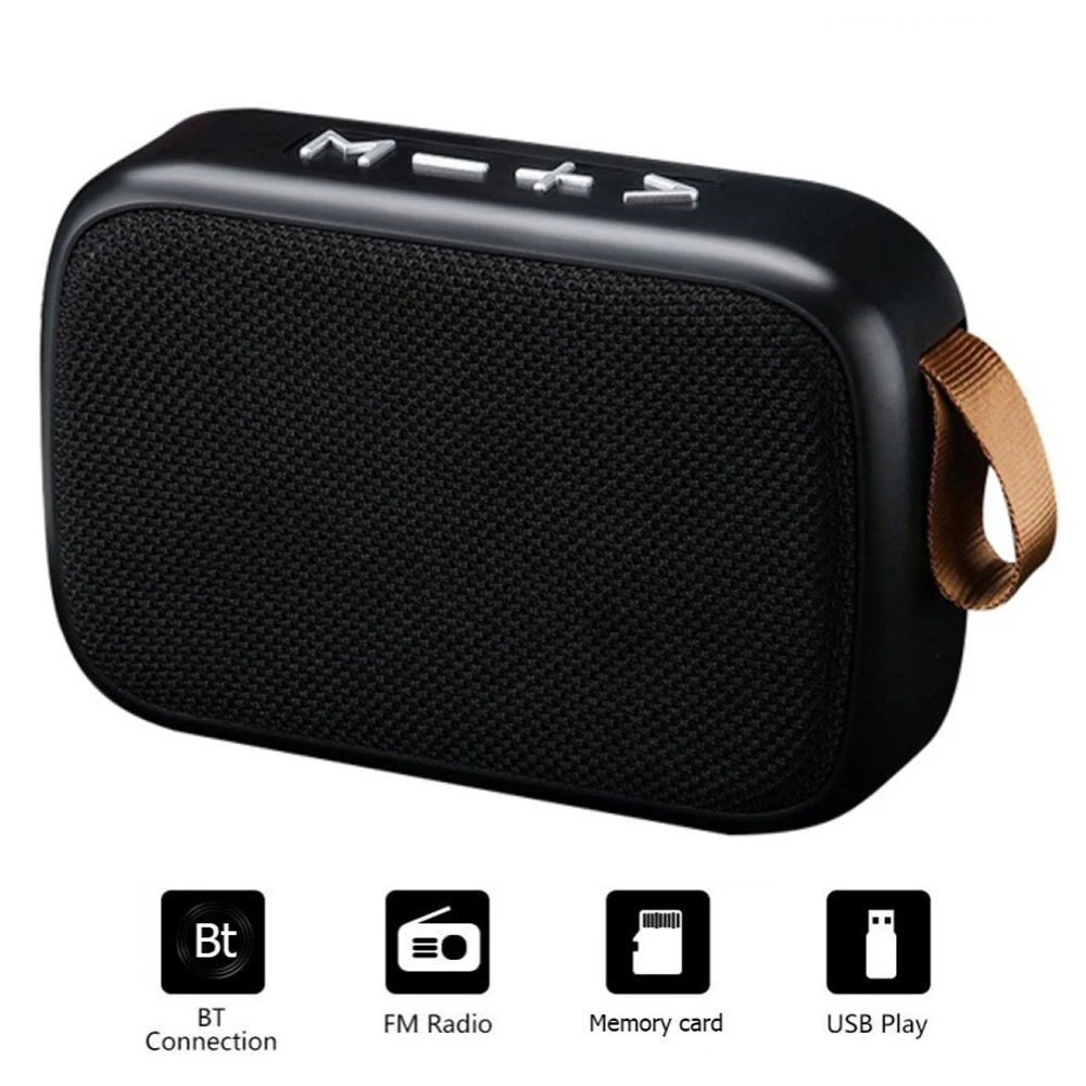 

G2 Bluetooth Speaker Portable Mini Wireless 3D Stereo Sound Music Surround Outdoor Loudspeaker with FM TF Card