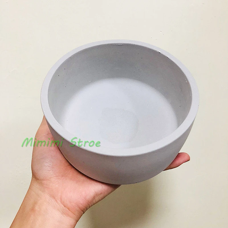 Силиконовая форма для бетона большая чаша контейнер свечей цементная цветочного