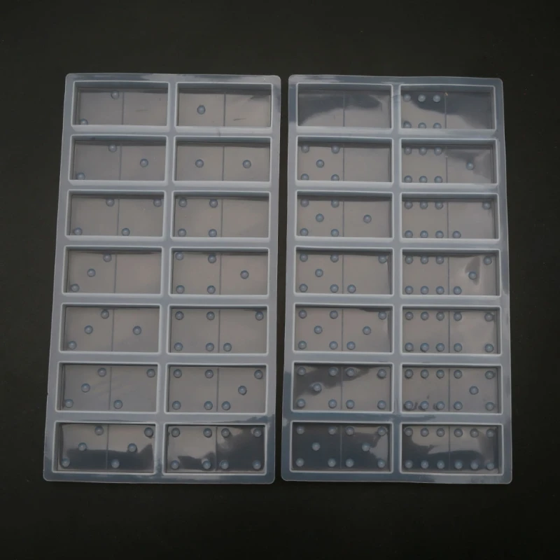 

DIY Silicone Dominoes Game Play Epoxy Resin Molds Kit Game Casino Fun Art Crafts