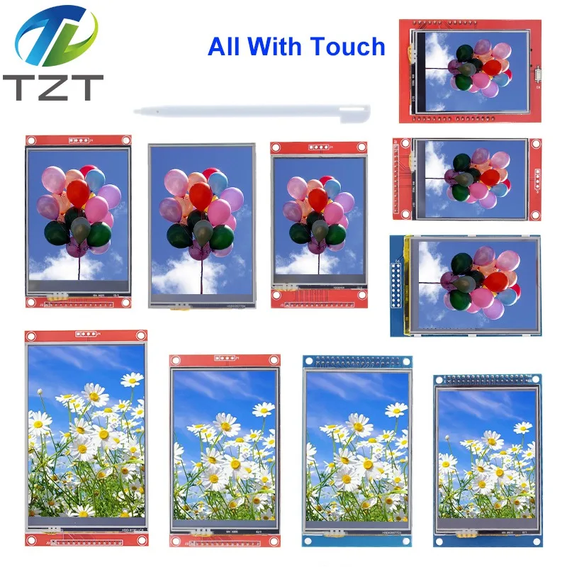 240x320 2 4/2 8/3 2/3 5/4 0 SPI TFT LCD Сенсорная панель модуль последовательного порта с PBC ILI9341 8
