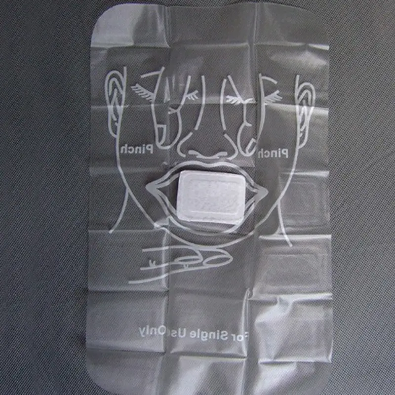 10 шт. прозрачная маска для лица PE одноразовая сумка тренировок аптечка спасения