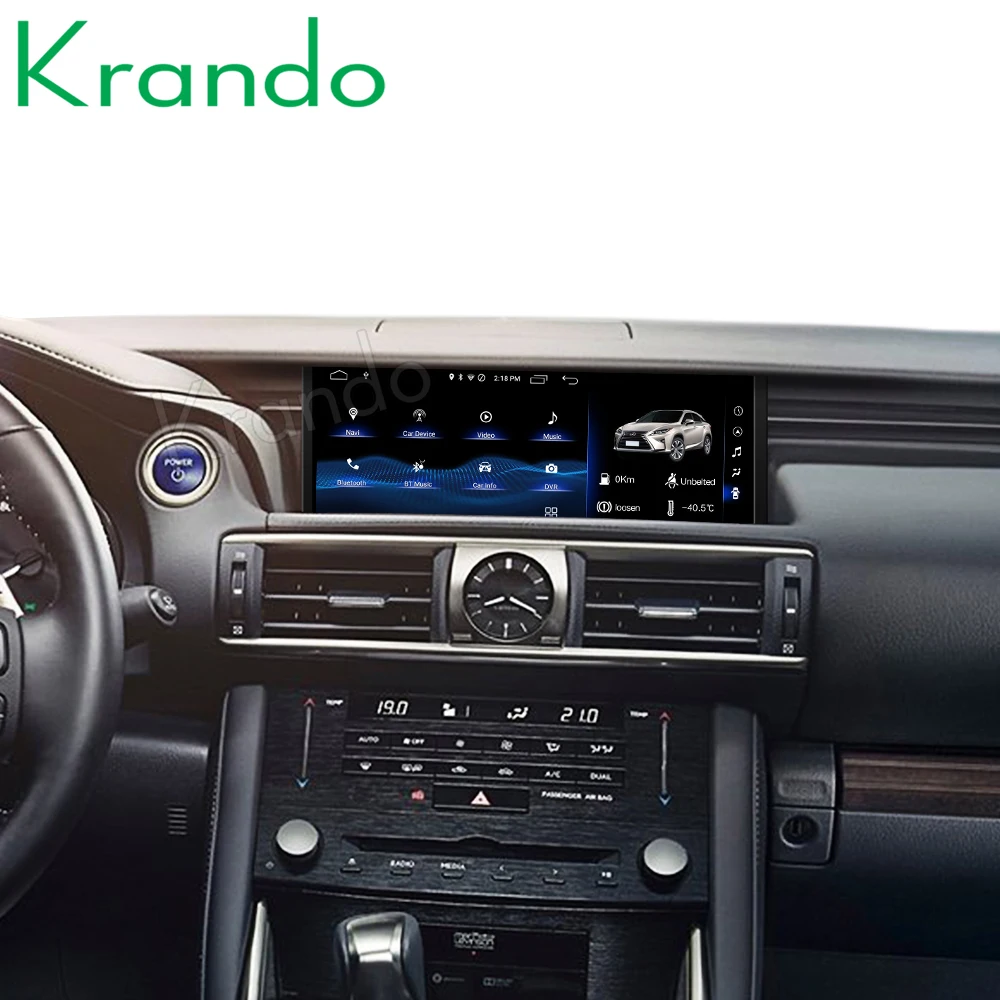 Автомобильный мультимедийный плеер krando Android 8 1 ядер 4 + 64 ГБ GPS радио аудио DVD для Lexus