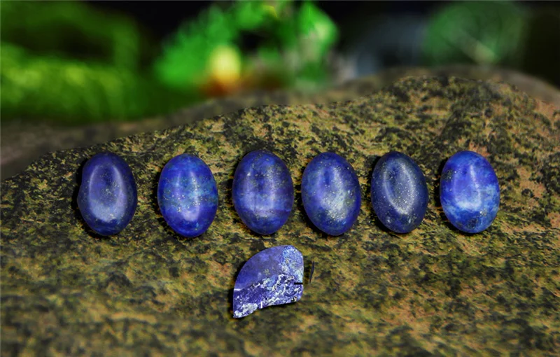 Ожерелье продолговатое из натурального камня 7 чакр для женщин античное