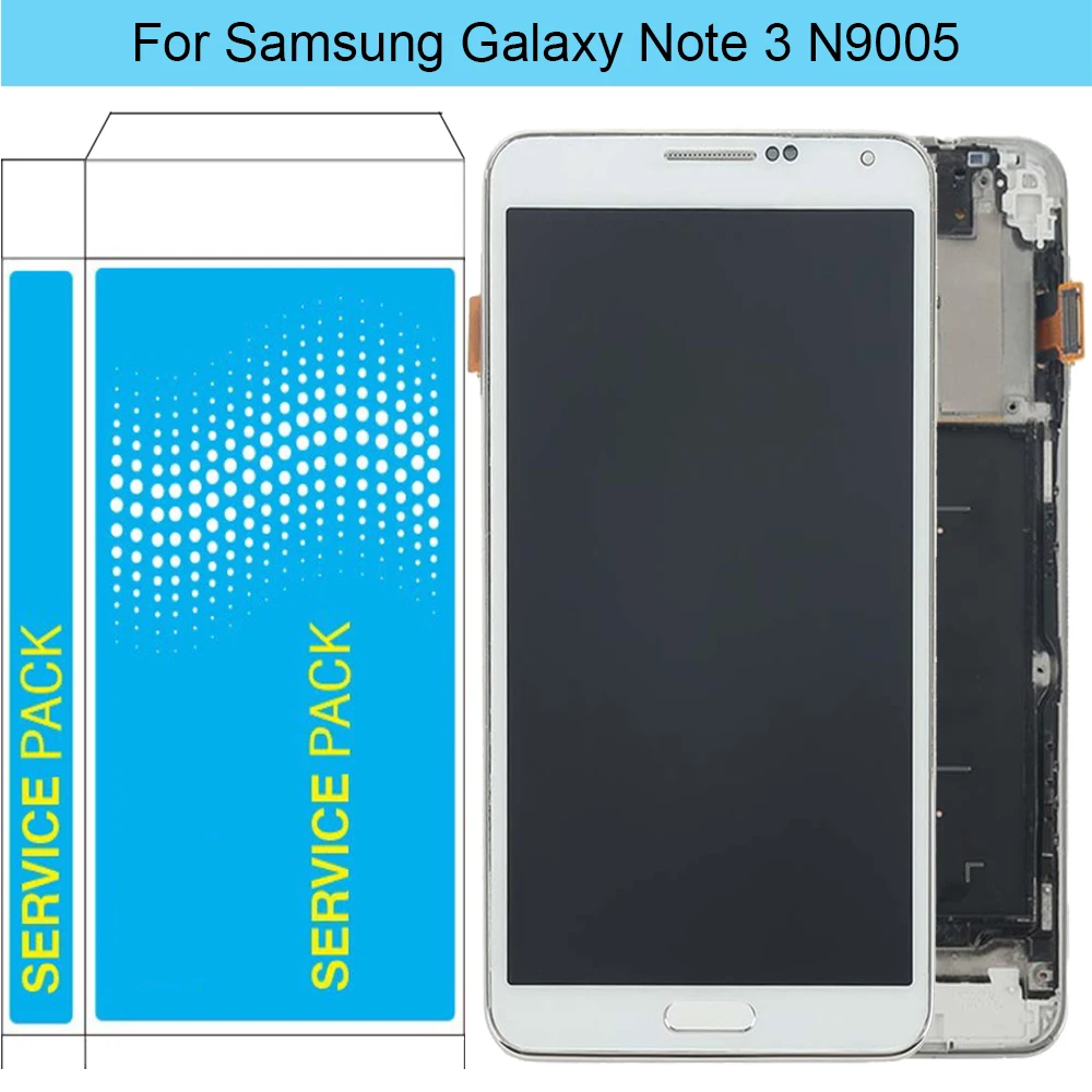 N9005 ЖК дисплей для Samsung Galaxy Note 3 N900 N900A N900V рамка сенсорный экран дигитайзер