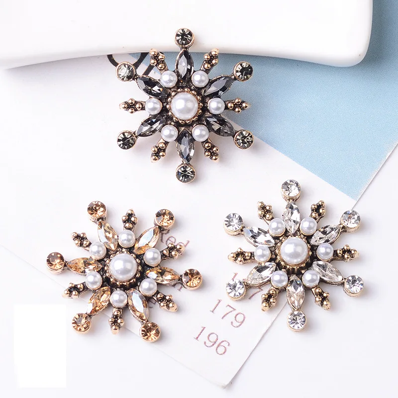 

Очаровательная заколка для невесты, в стиле ретро, с подсолнухом, с жемчугом, ручной работы, аксессуары для волос из сплава, 10 шт.