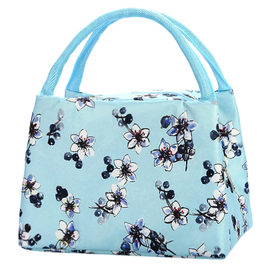 10 Портативный термо изолированный ланч-мешок для пикника сумка-холодильник коробка для еды мешок для детей женщин водонепроницаемый Ланч хранения Корзина для пикника# C - Цвет: 10
