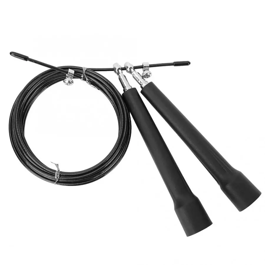 Прыжки стальной проволоки Скакалка упражнения тренажерный зал тренировка