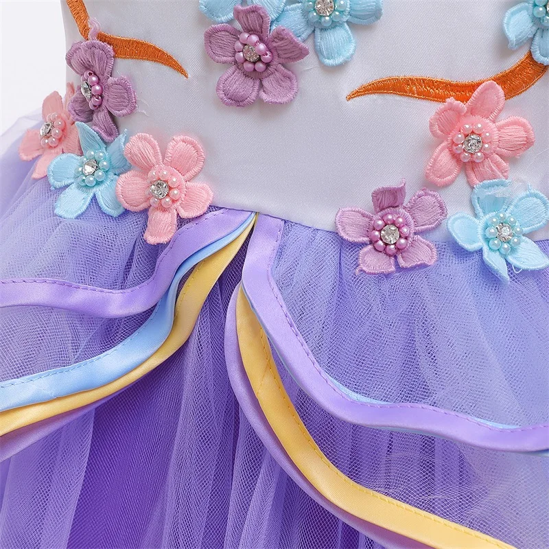 Официальное элегантное кружевное платье для девочек-подростков Детские платья