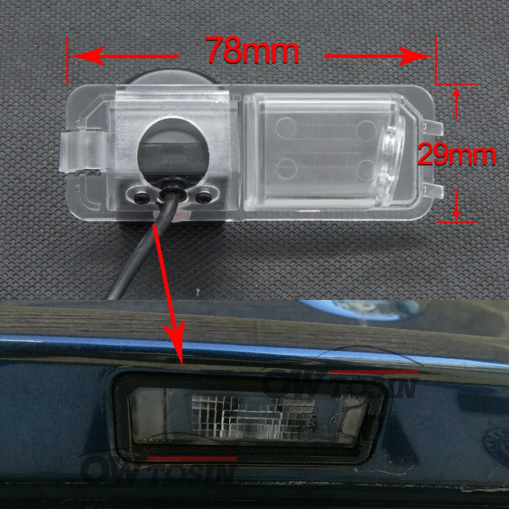 Фиксированная или динамическая траектория заднего вида камера для Volkswagen VW Polo