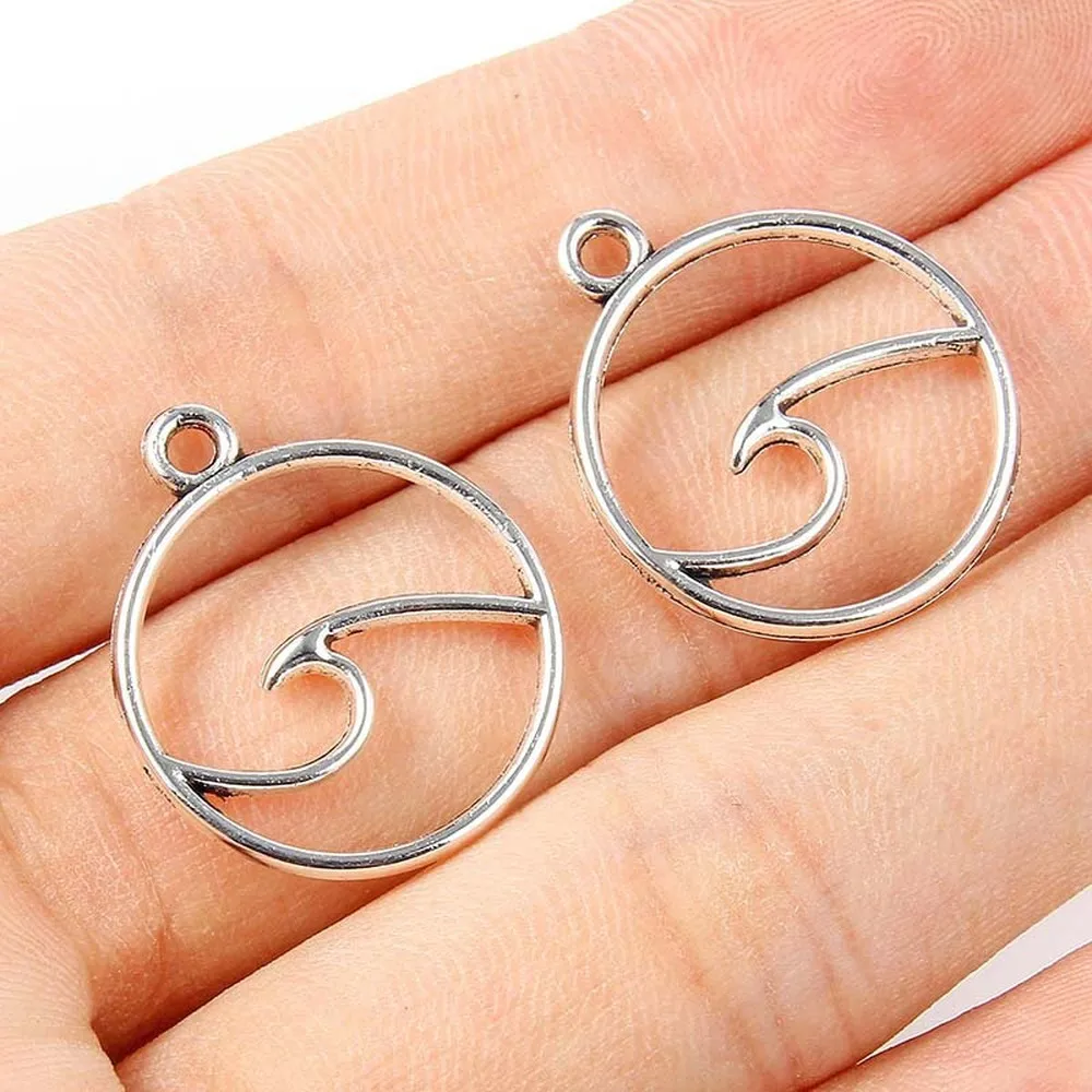 Подвески Yamily в античном стиле для изготовления ювелирных изделий круглые