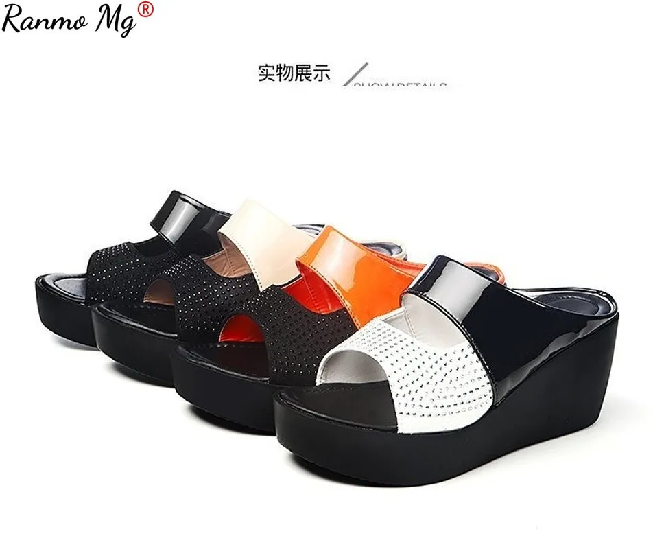 

New Arrival 2021 Spring Women's Sandals Women Summer Fashion Leisure Fish Mouth Sandals Thick Bottom Slippers Wedges Shoes Women