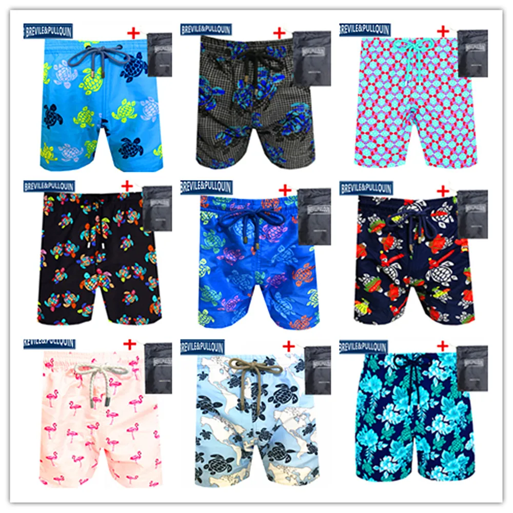 2021 брендовые купальники Бермуды для влюбленных с эластичной талией Короткие