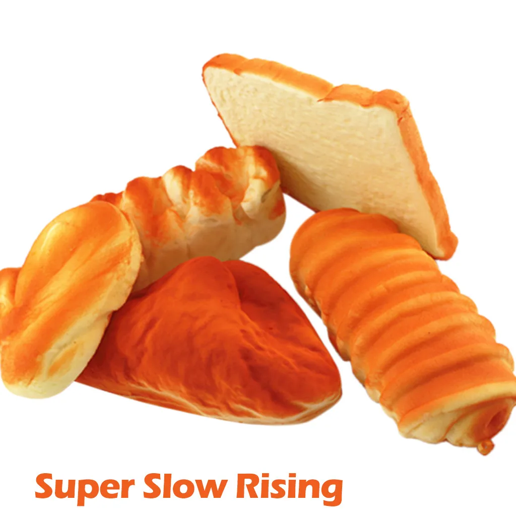 

pit fidget toy 5pc Simulated Bread Set Scented Slow Rising Kids Gift Fun Stress Relief Toy Decompression toy Vent toy