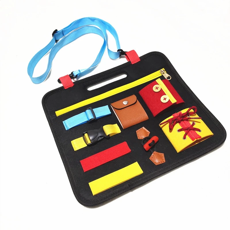 Фетровая подвесная доска детская рабочая игрушка базовые навыки активная