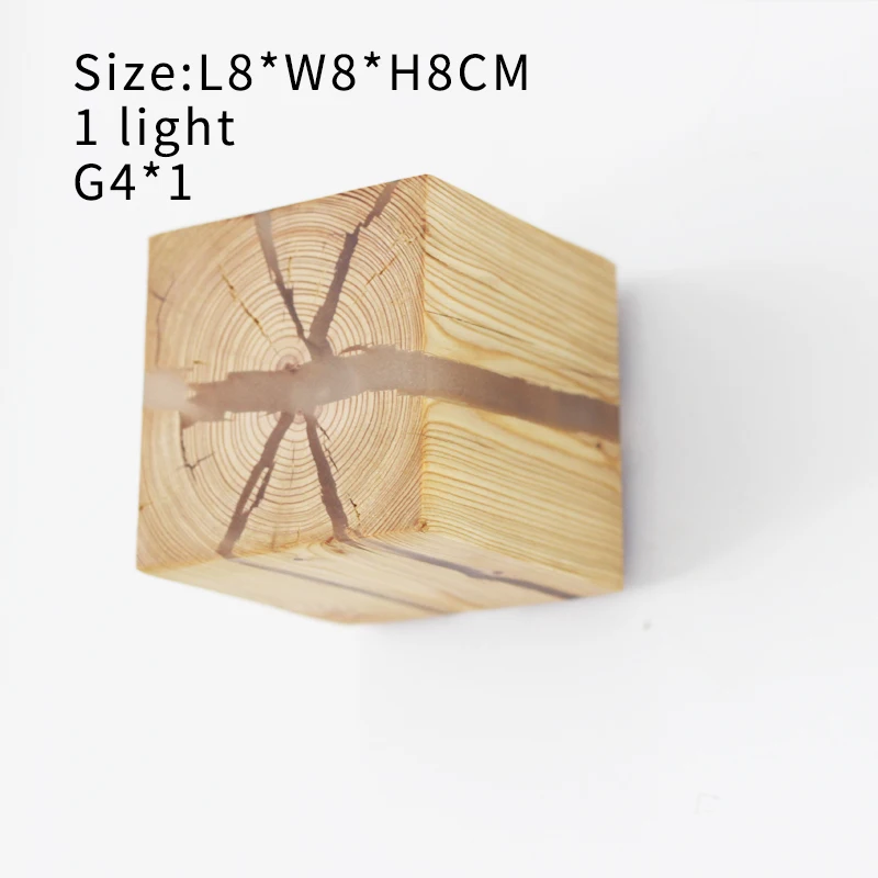 

Nordic wooden crack wall lights newest creative designer wall lamp LED decorative bedroom wall sconce for hallway stair lighting