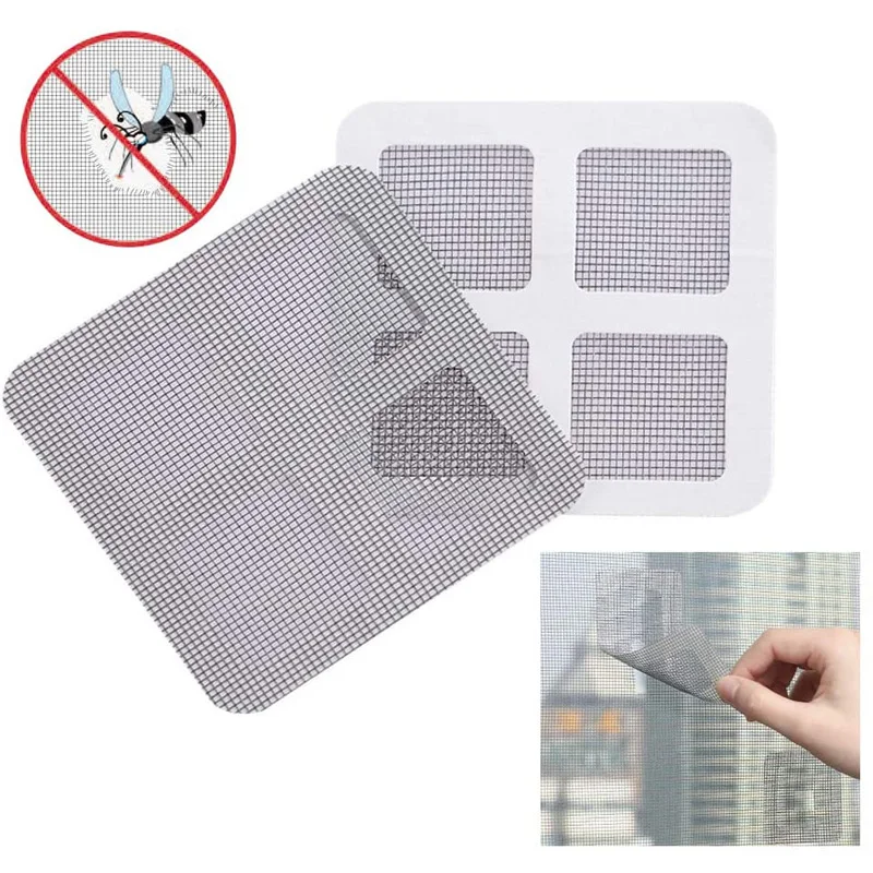 Сетка для ремонта окон и дверей клейкая сетка защиты экрана от комаров
