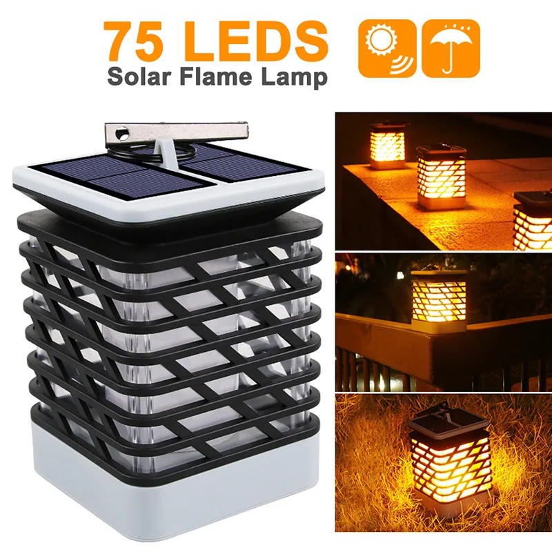 75 светодиодный светильник на солнечной батарее портативный солнечный пейзаж