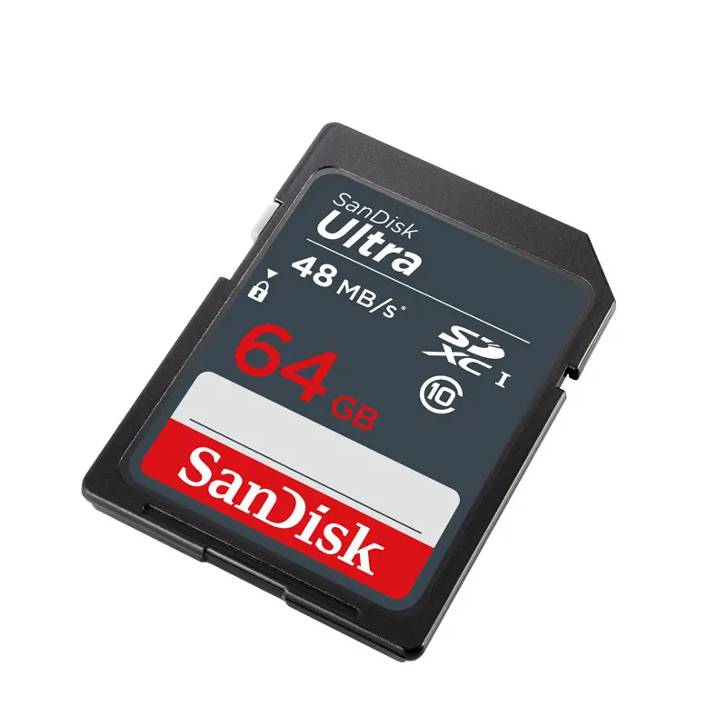 флешка карта памяти SanDisk Ultra carte sd класс 10 16 ГБ 32 64 128 kart C10 флеш для камеры Canon Full HD card