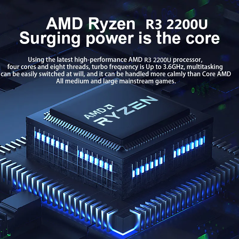 MAX Ram 32GB M.2 SSD Rom 1TB 2TB Ultrabook Metal Computer 2.4G/5.0G Bluetooth AMD Ryzen 3 2300U windows 10 Pro gaming laptop