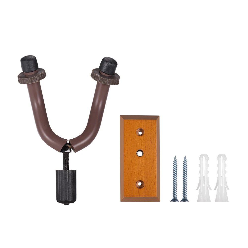 Деревянная вешалка для гитары настенное крепление держатель струн и