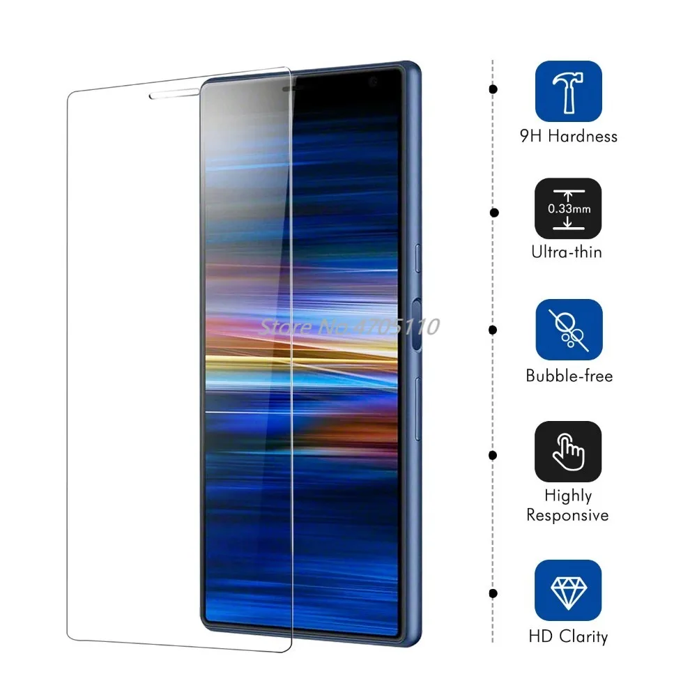 Закаленное стекло для SONY Xperia 10 PLUS X10 + Защитная пленка экрана L1 L2 L3 прозрачная