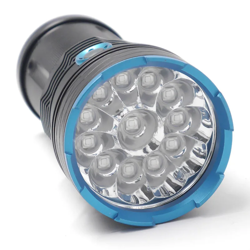 12pcx 365nm T6 УФ светодиодный фонарик 395nm фонарь черный свет 84 Вт ультрафиолетовая